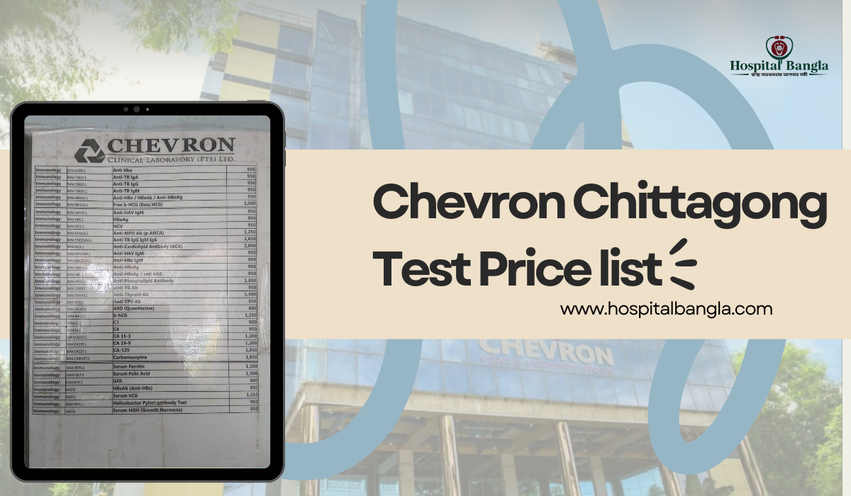 Chevron Chittagong Test Price list