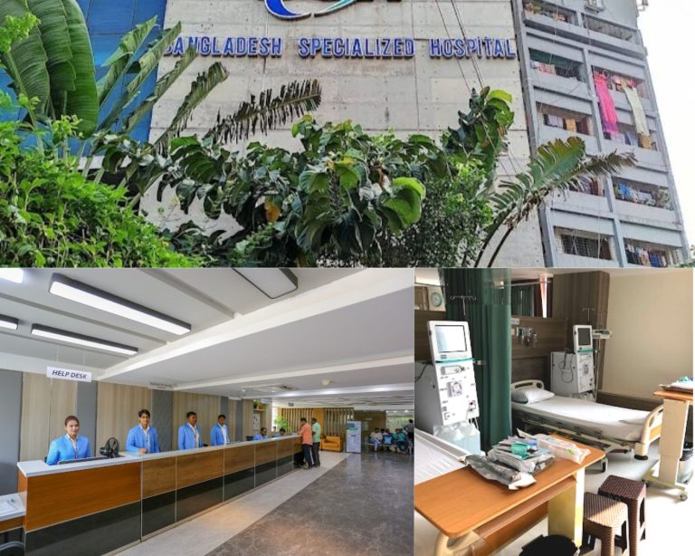 Bangladesh Specialized Hospital Dhaka Test Price List