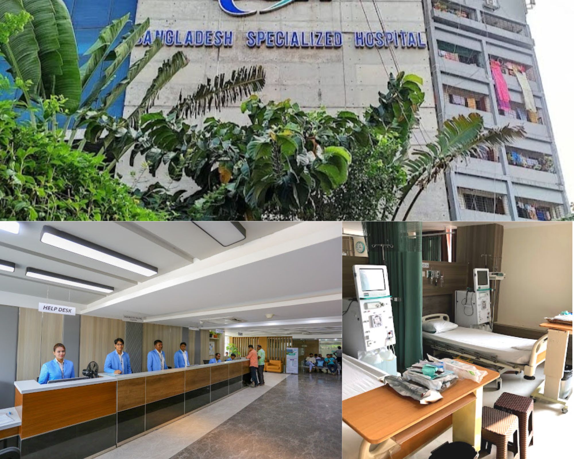 Bangladesh Specialized Hospital Dhaka Test Price List