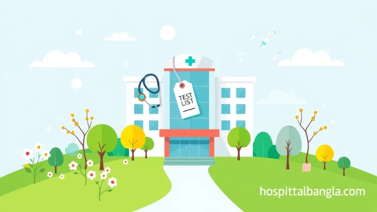 কেপিজে হসপিটাল টেস্ট প্রাইস লিস্ট | সম্পূর্ণ গাইড
